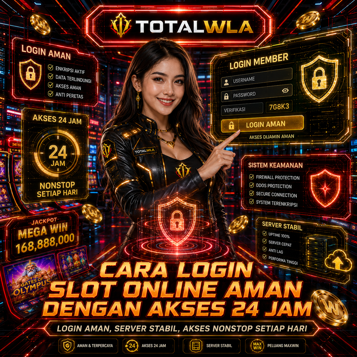 TOTALWLA # Cara Login Slot Online Aman dengan Akses 24 Jam